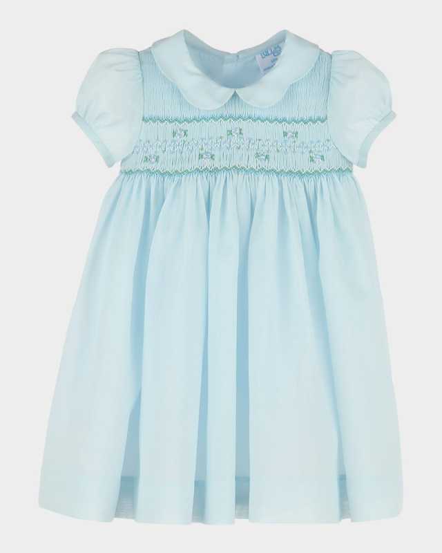 Girl's Enchanting Smocked Dress, Size 12M-24